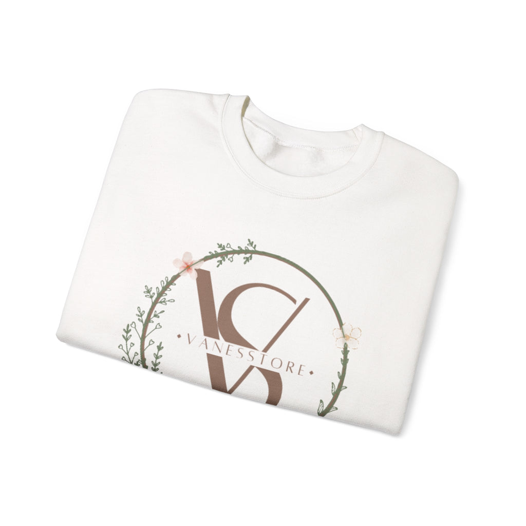 Minimal Floral Monogram Crewneck Sweatshirt