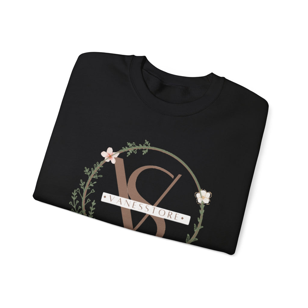Minimal Floral Monogram Crewneck Sweatshirt