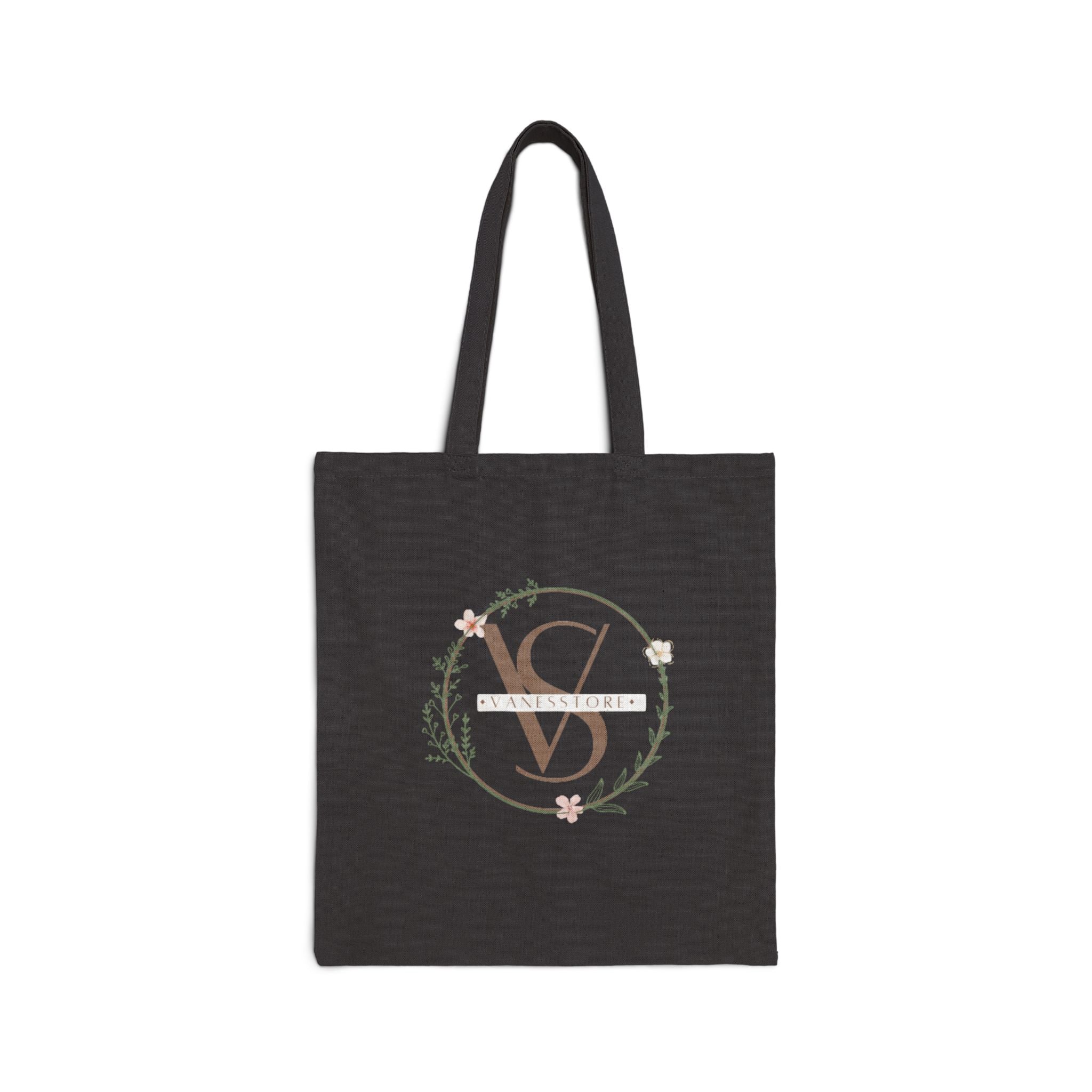 Vintage Laurel Monogram Cotton Tote