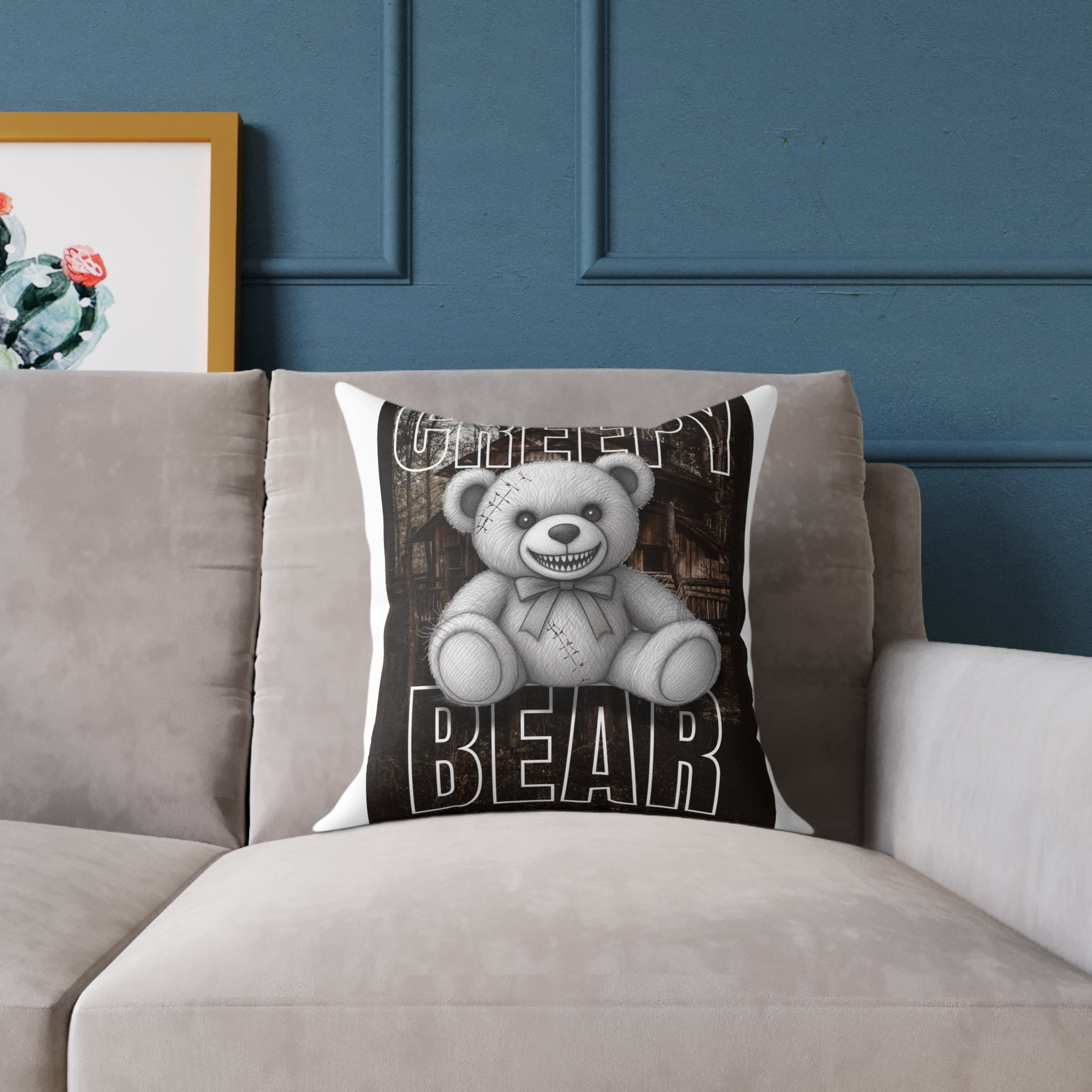 Square Poly Canvas Pillow
