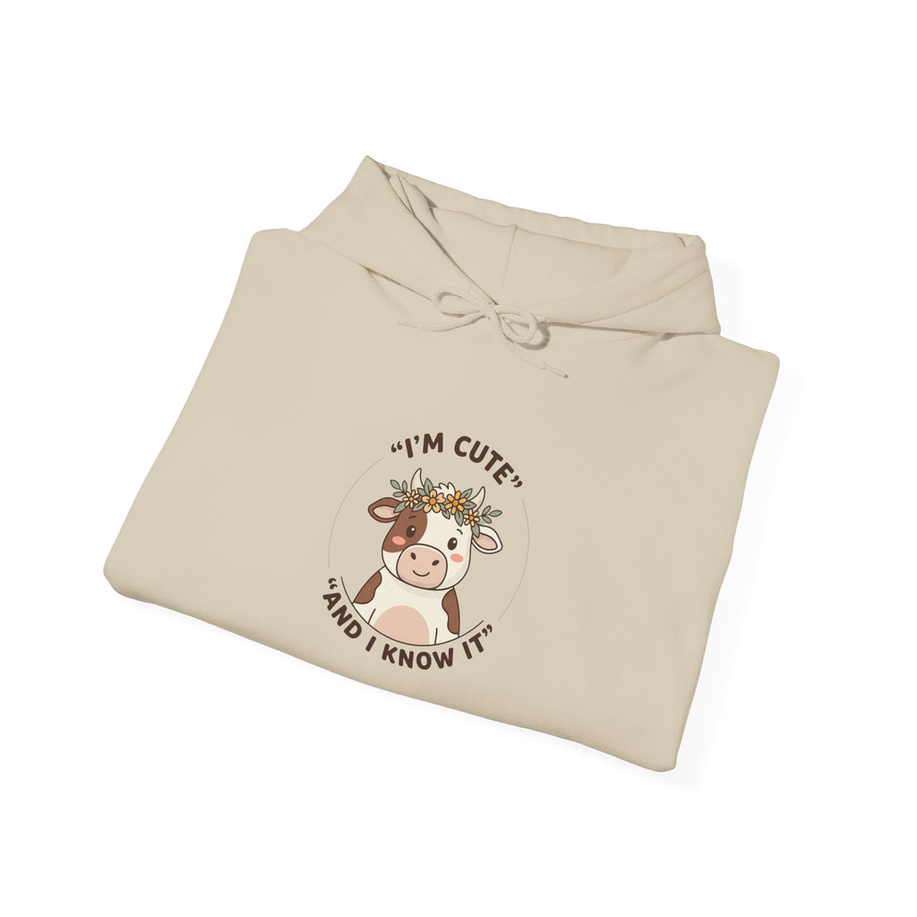 Hoodie Vache Mignonne | Vêtement Cozy Watch Party