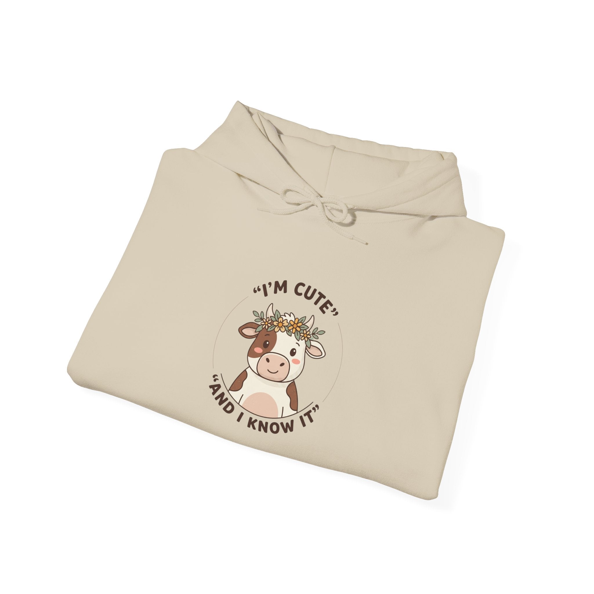 Hoodie Vache Mignonne | Vêtement Cozy Watch Party