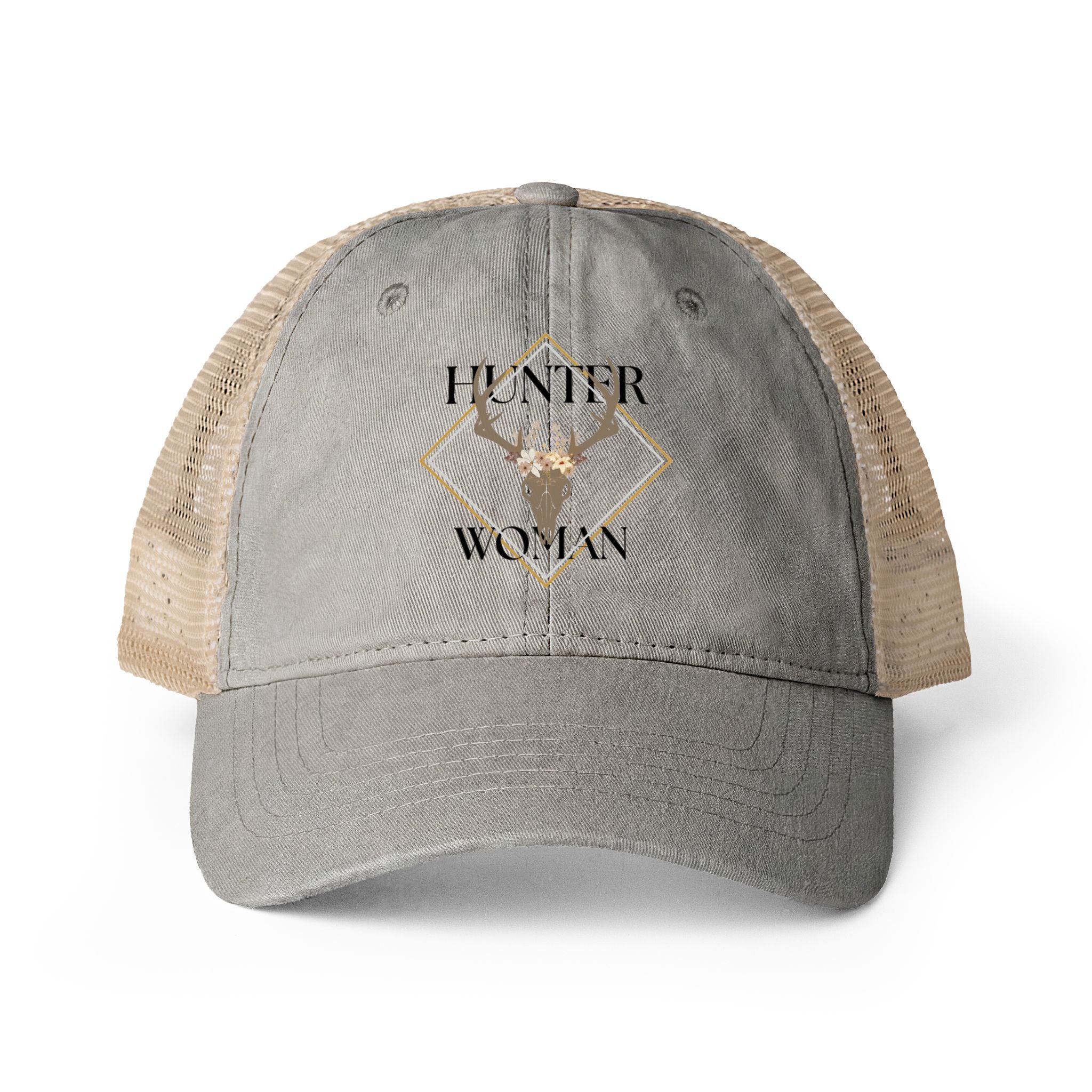 Women's Washed Mesh-Back Cap