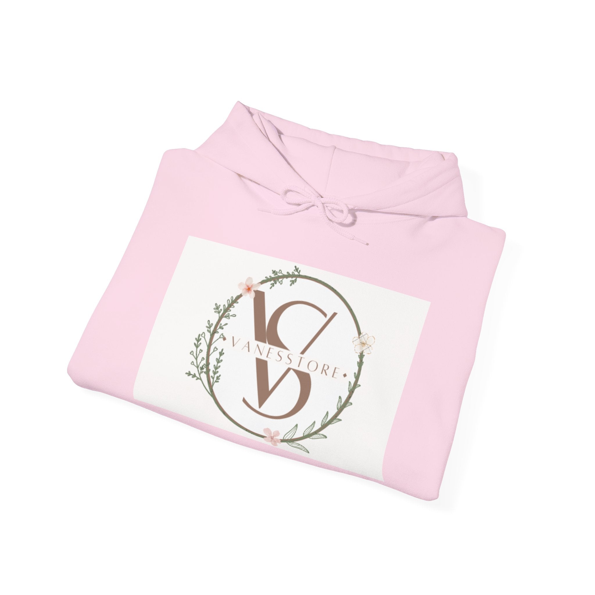 Floral Monogram V S Crest Hoodie | Initial V S Sweatshirt